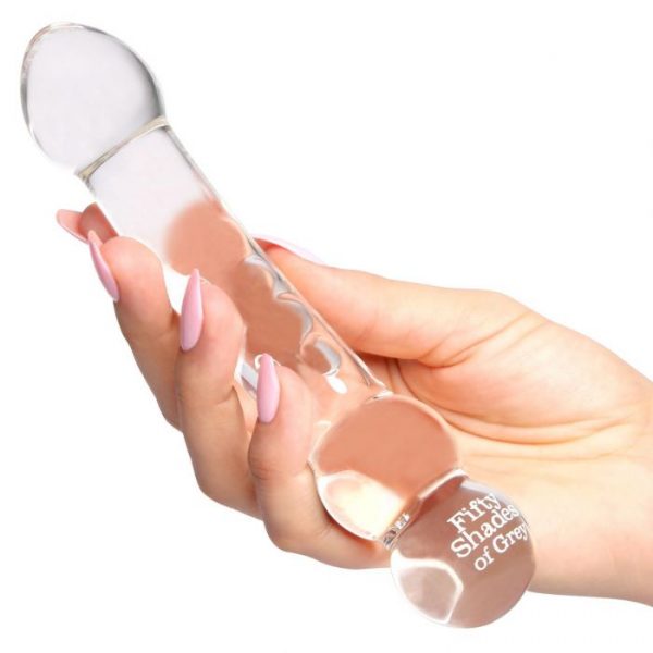 Fifty Shades of Grey Drive Me Crazy Glass Non Vibrating Massage Wand