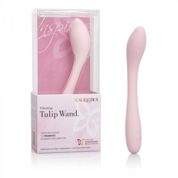 Calexotics Inspire Vibrating Tulip Wand Vibrator Messager Sextoys Adult Products Pink