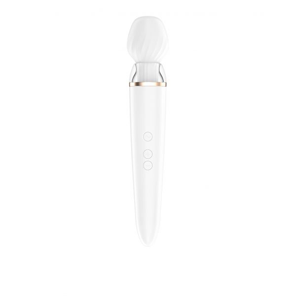 Satisfyer Double Wand-er White including Bluetooth & App