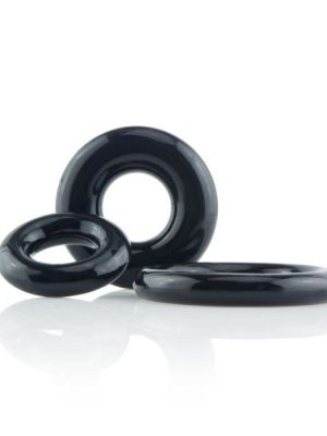 Screaming O RingO's Pack of 3 Black