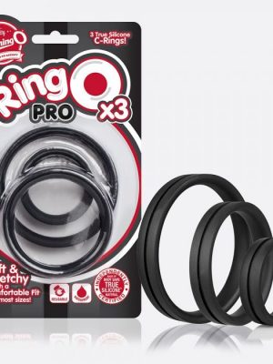 Screaming O RingO Pro 3 Pack Black