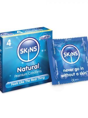 Skins Condoms Natural 4 Pack