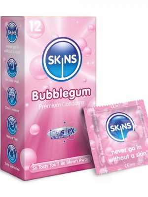 Skins Condoms Bubblegum 12 Pack