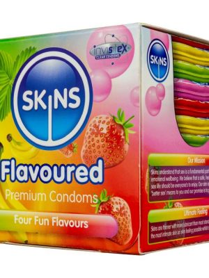 Skins Condoms Flavours Cube 16 Pack International 1