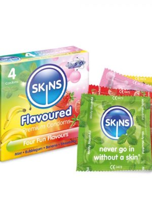 Skins Condoms Flavours 4 Pack