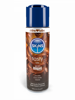 Skins Double Chocolate Water Based Lubricant 4.4 fl oz 130ml