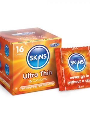 Skins Condoms Ultra Thin Cube 16 Pack