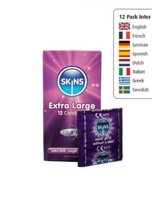 Skins Condoms Extra Large 12 Pack International 1