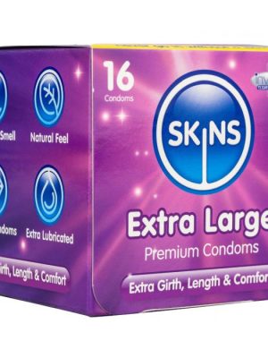 Skins Condoms Extra Large Cube 16 Pack International 1