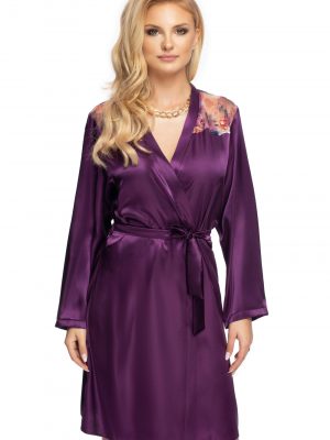 Irall Shelby Dressing Gown Purple