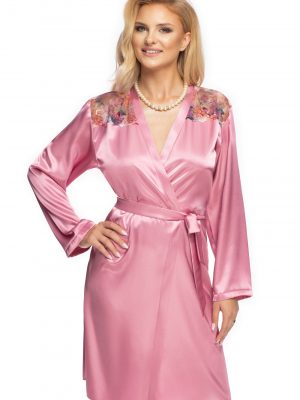 Irall Shelby Dressing Gown Dusty Rose