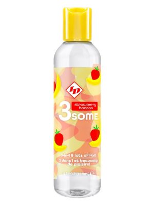 ID Lube 3 Some 118ml Strawberry Banana Flavour Bottle