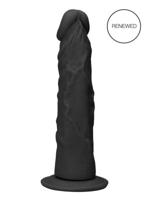 Real Rock Dong Without Testicles 8 Inches Black