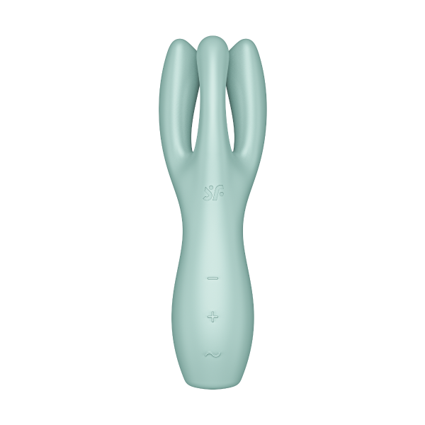 Satisfyer Threesome 3 Soft Silicone Vibe Mint