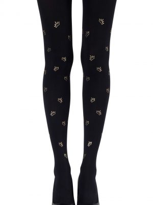 Zohara “Royal Treatment” Black Tights