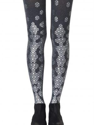 Zohara “Queen Bee” Silver Tights