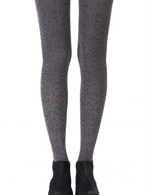 Zohara “Party Starter” Grey Tights