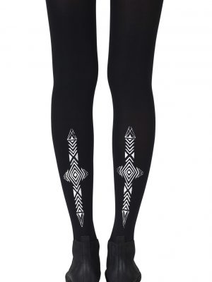 Zohara “Wanderlust” Black Tights