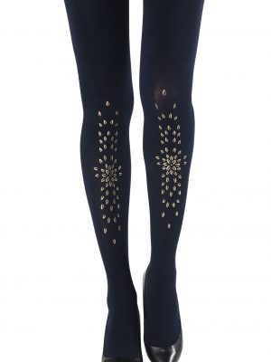 Zohara “Grow Up” Navy Tights