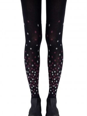 Zohara “Rise And Shine” Burgundy Tights