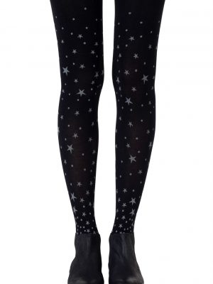 Zohara “Hollywood Boulevard” Black Tights